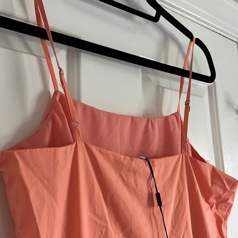 NWT English Factory Pink Color Block Spaghetti Maxi, sz S - Picture 5 of 7